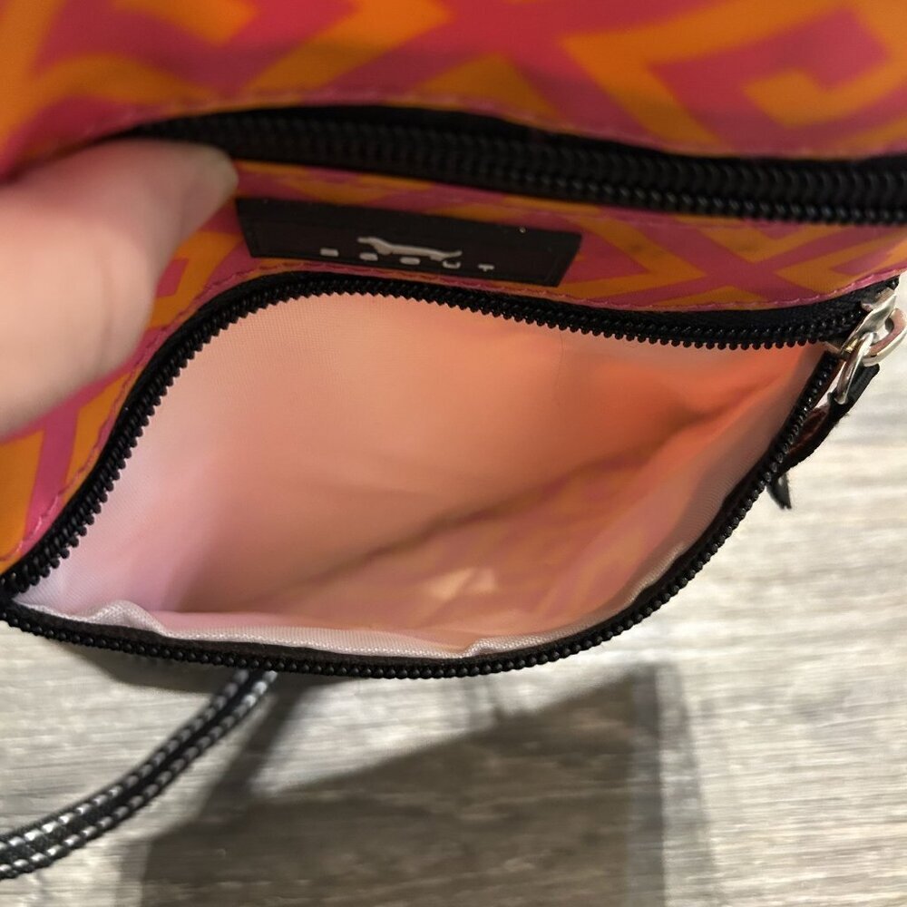 Scout Sally Go Lightly Crossbody Bag Coated Cotton Water Resistant Pink Orange - Picture 10 of 11